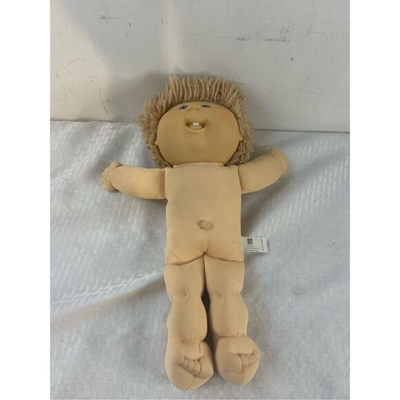 CPK Cabbage Patch Kids Doll first edition blond boy 1990 Hasbro no clothes - Picture 5 of 10